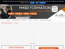 Tablet Screenshot of formation-serrurier.com
